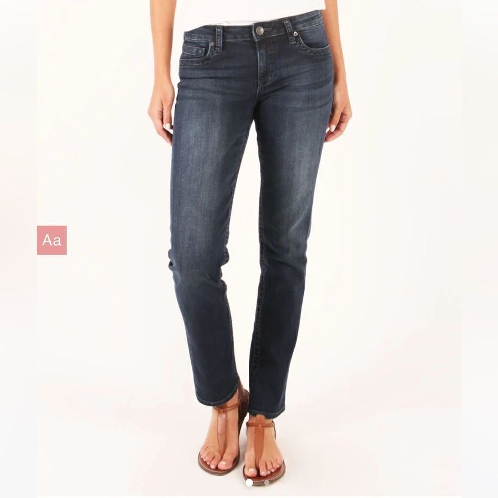 KUT 6 Stevie Straight Leg Blue Designer Jeans